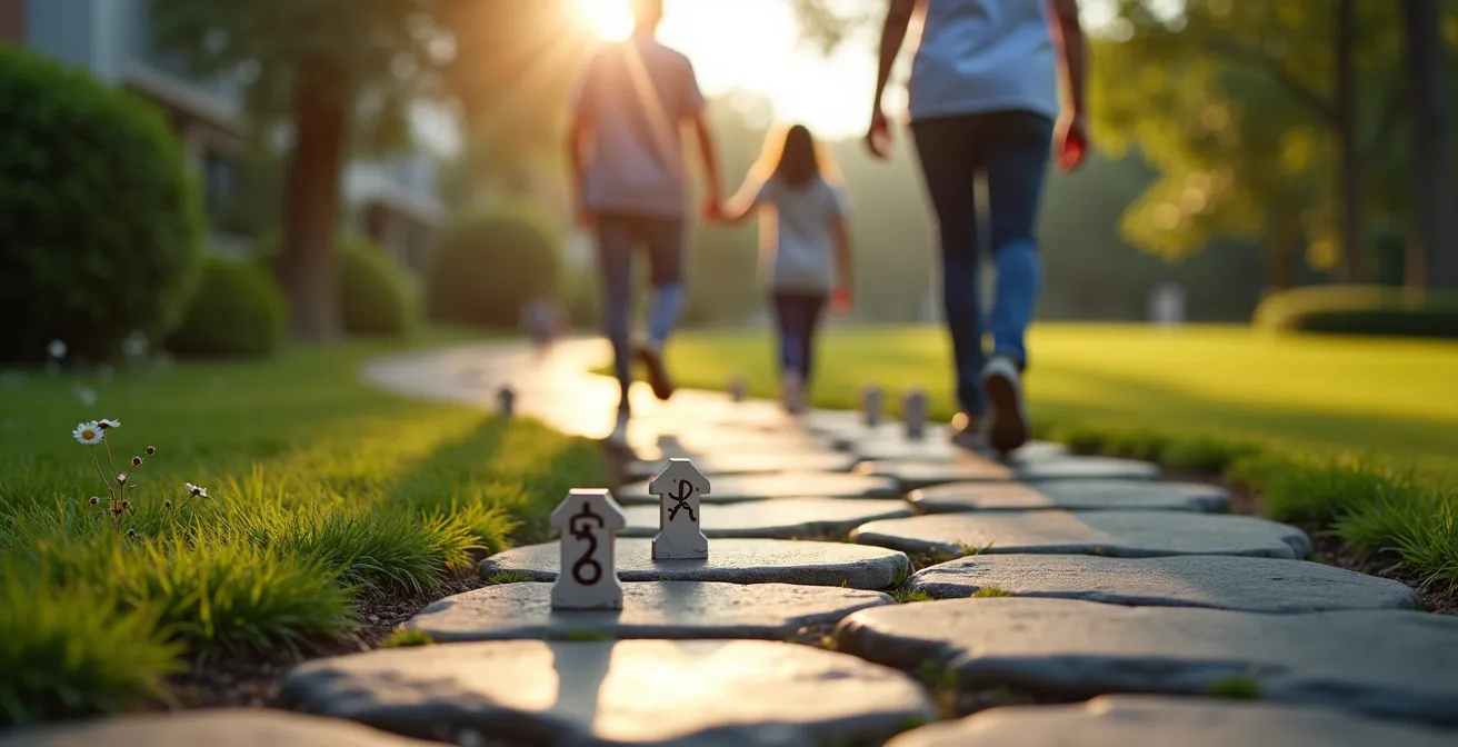 Visualisierung des strukturierten Ablaufs eines DMP-Programms für Herzpatienten