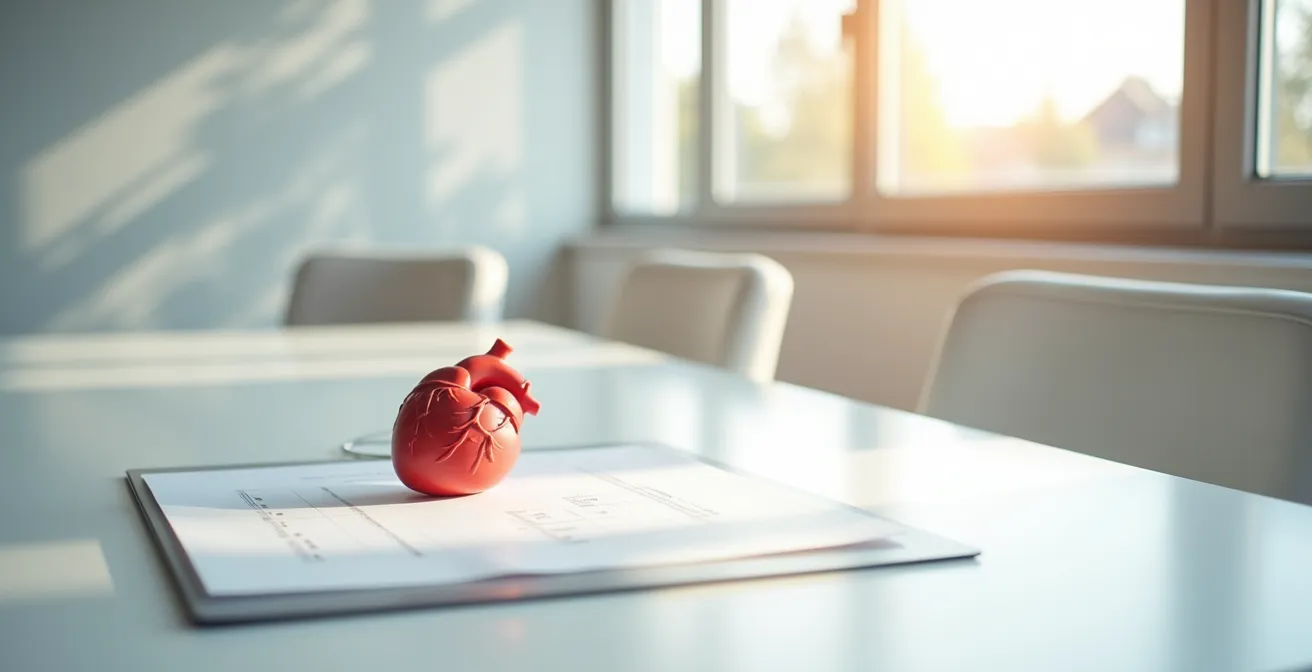 Heller und moderner medizinischer Beratungsraum, der Professionalität und Vertrauen ausstrahlt.