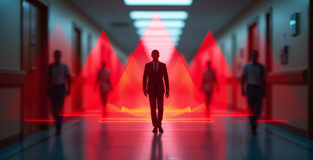 Medizinische Warnsignale nach Krankenhausentlassung visuell dargestellt